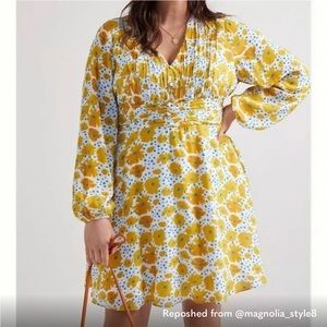 Vera for Anthropologie Buttercup Mini Dress Plus size